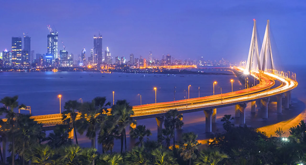 The Bandra–Worli Sea Link, officially called Rajiv Gandhi Sea Link.