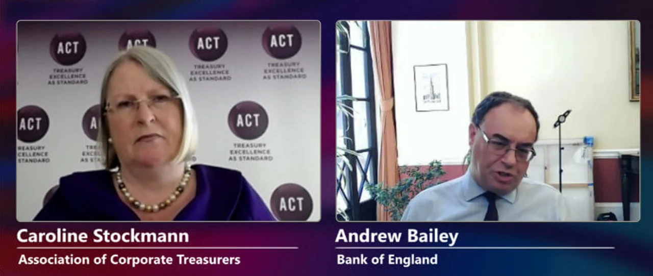 live screen capture – Caroline Stockman and Andrew Bailey