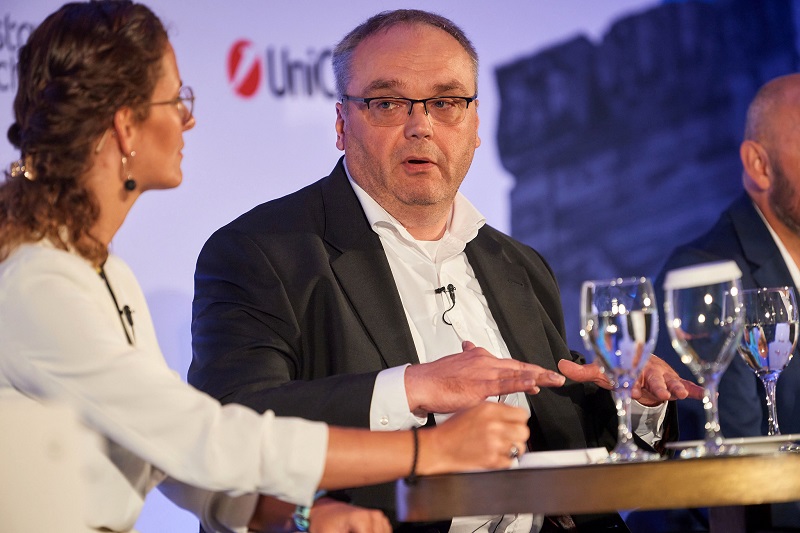 Katrin Koller, Global Head, Metaco Advisory and Stefan Teis Head of DLT and Digital Asset Service at Deutsche Bank