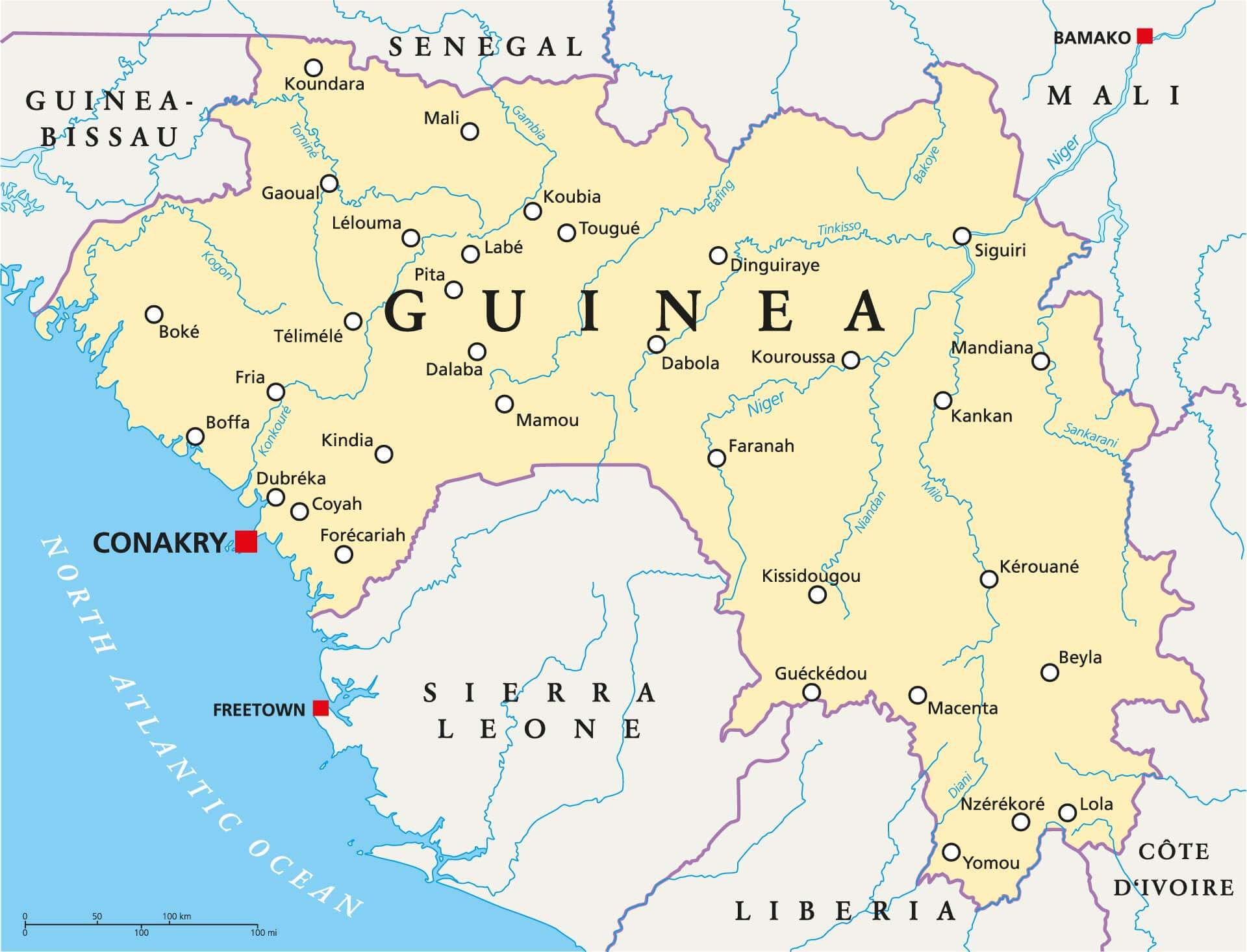 Map Guinea