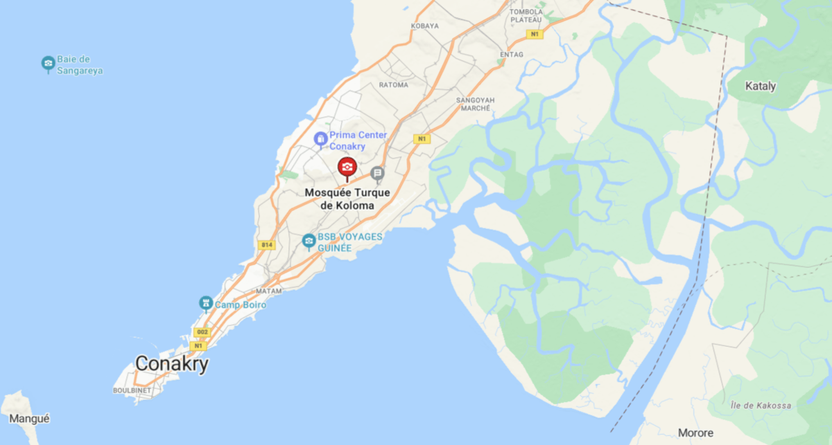 Map Conakry
