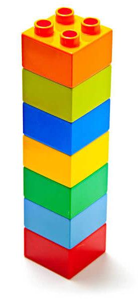 stack of building blocks